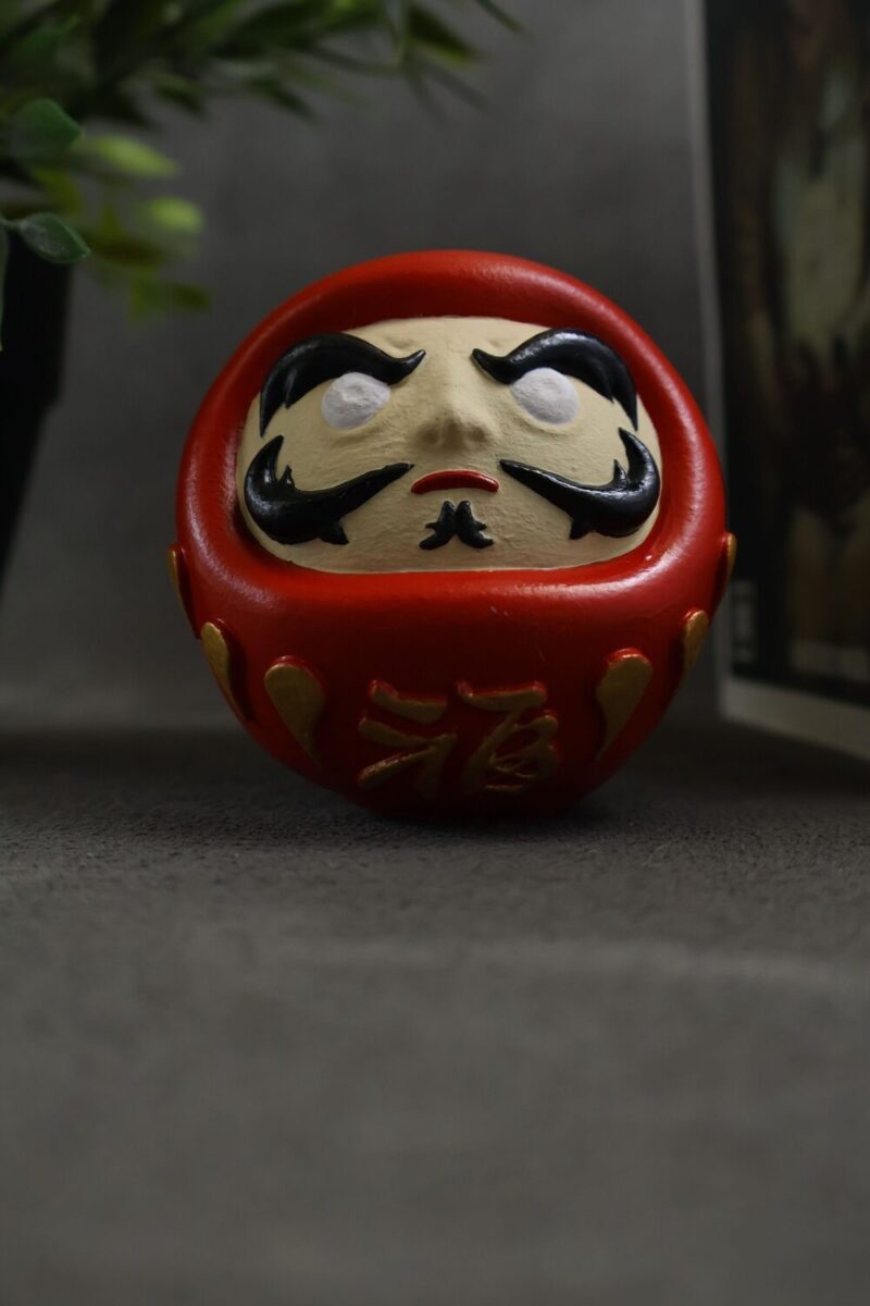 Handmade Red Daruma Doll - Image 4