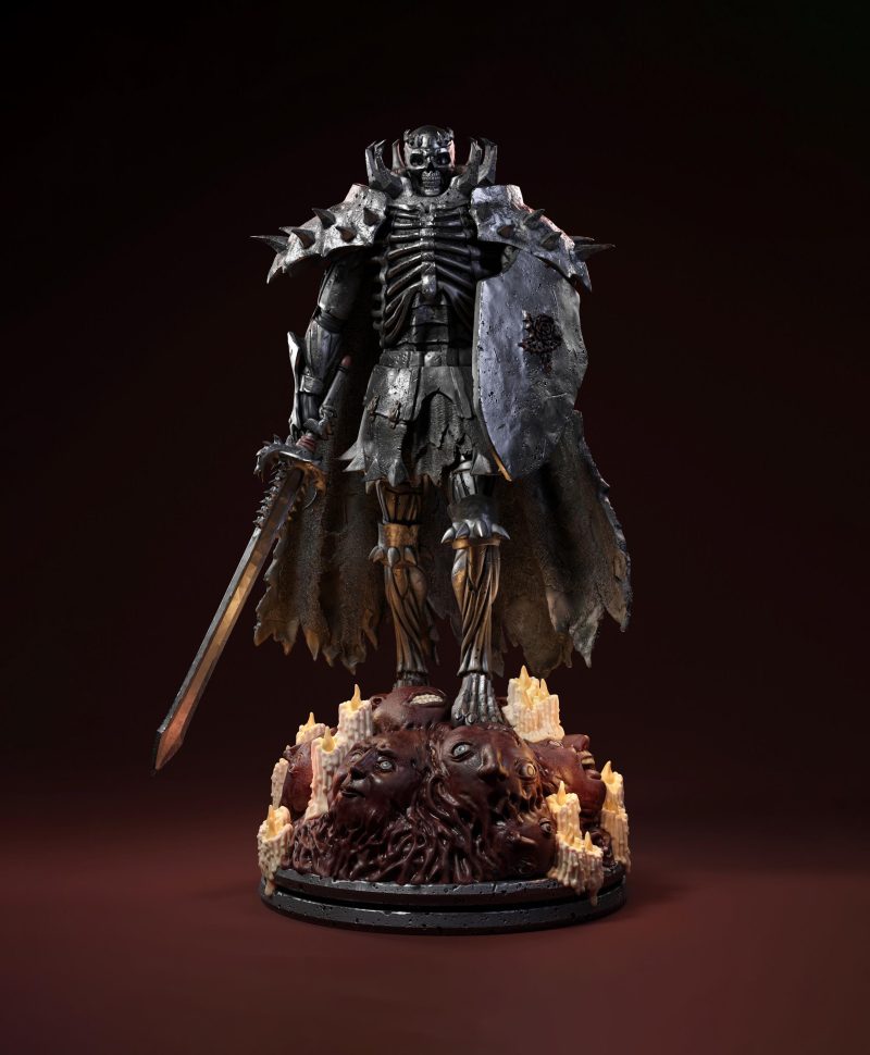 Skull Knight Berserk 3D Model Printable Figure - Ready to Print STL File for 3D Printing & Collectible Sculpture