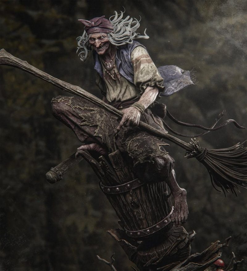 Baba Yaga STL File Digital Download for 3D Printing | Baba Yaga Miniature | Model for Painting | Instant Download - Image 5