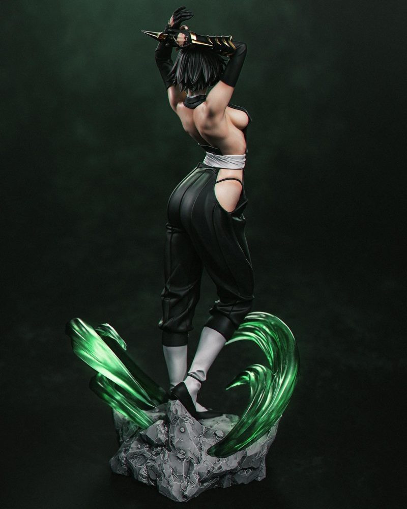 Soi Fon Bleach STL File for 3D Printing Digital Download | Miniature Model for Painting | NSFW Character Design - Image 4