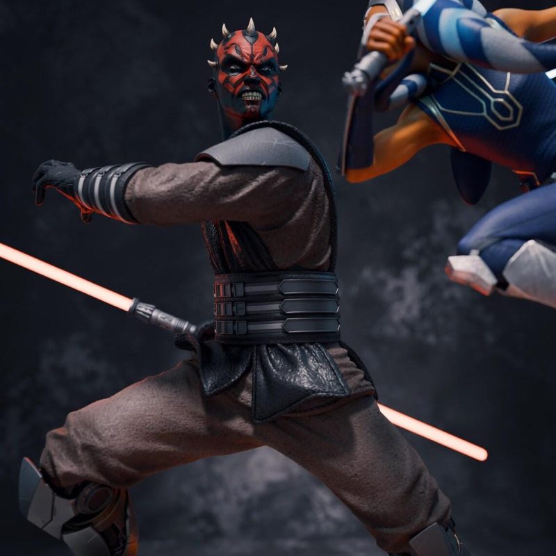 Ahsoka Tano vs Darth Maul STL File Digital Download for 3D Printing | Ahsoka Tano vs Darth Maul | Model for Painting | Instant Download - Image 4
