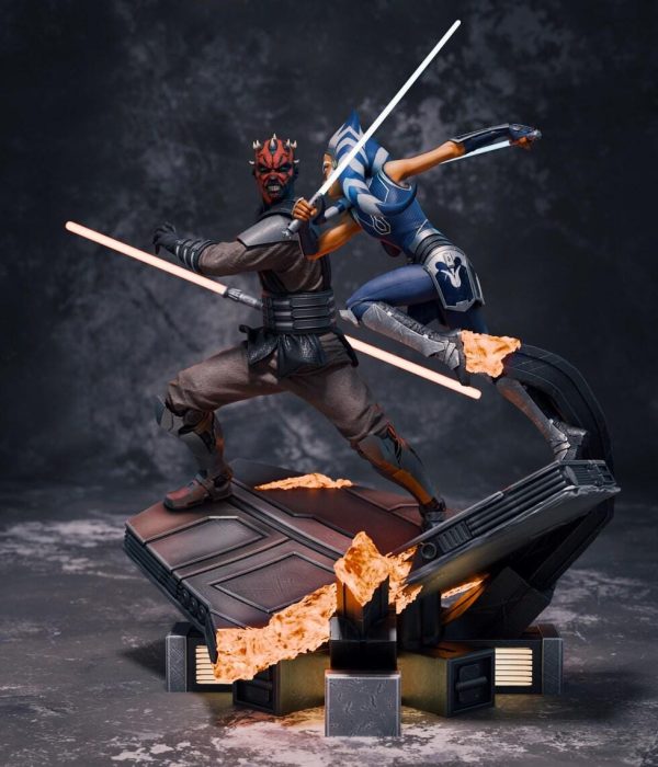 Ahsoka Tano vs Darth Maul STL File Digital Download for 3D Printing | Ahsoka Tano vs Darth Maul | Model for Painting | Instant Download