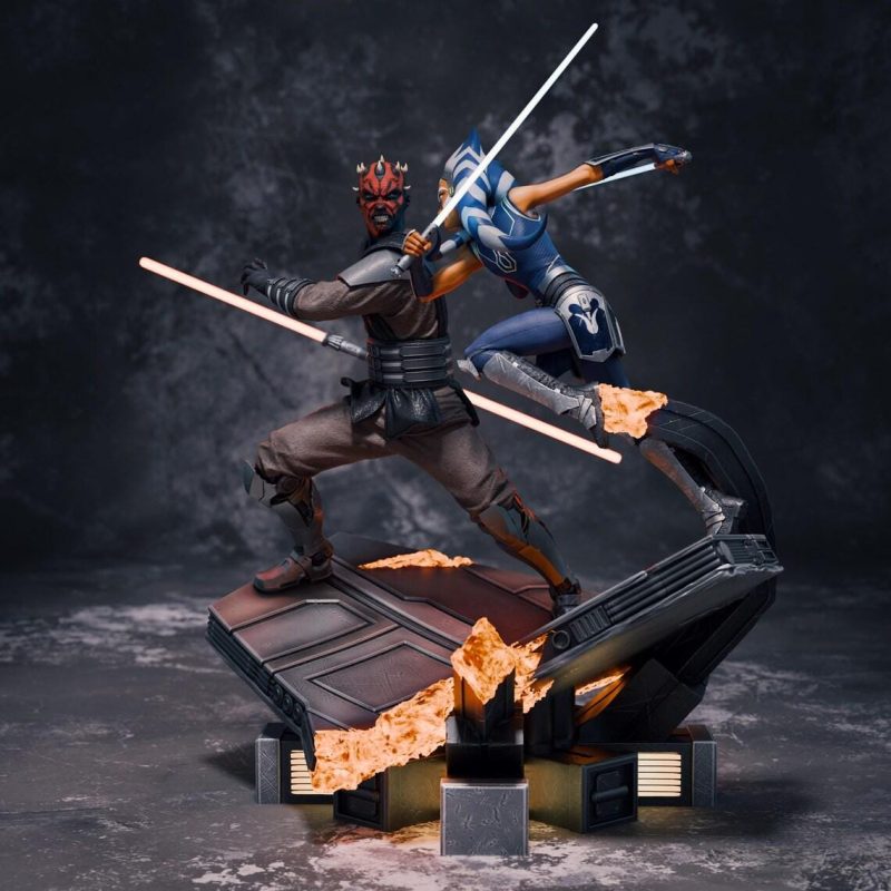 Ahsoka Tano vs Darth Maul STL File Digital Download for 3D Printing | Ahsoka Tano vs Darth Maul | Model for Painting | Instant Download