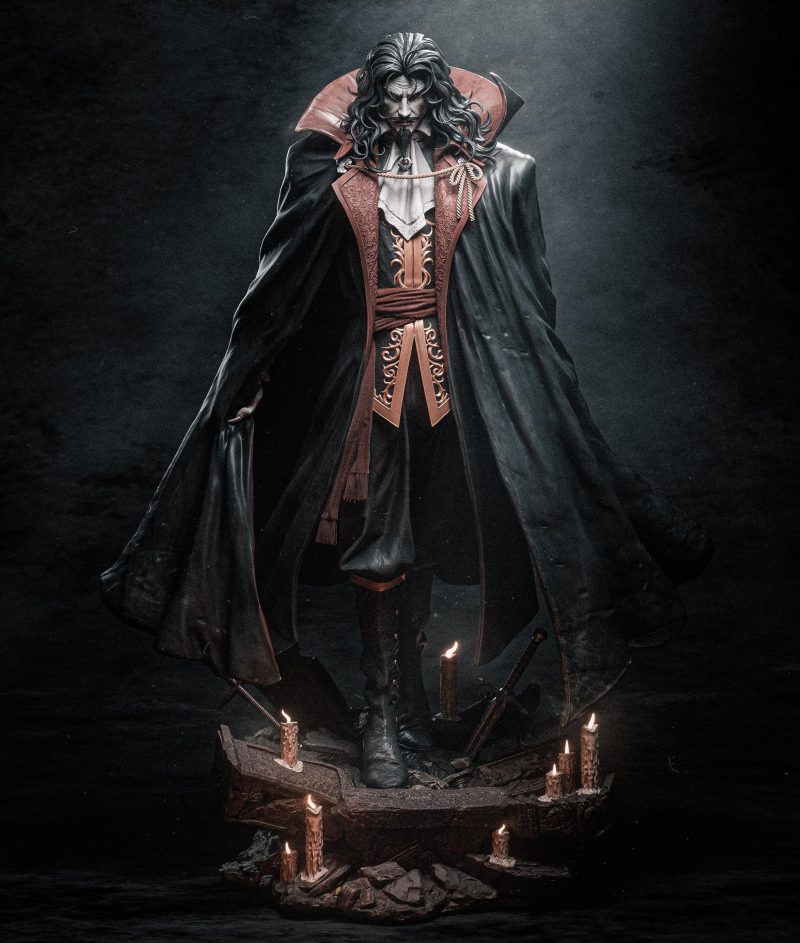 Dracula Castlevania 3D Printing STL File - Digital Miniature Model for Painting & Crafting Download - Image 3