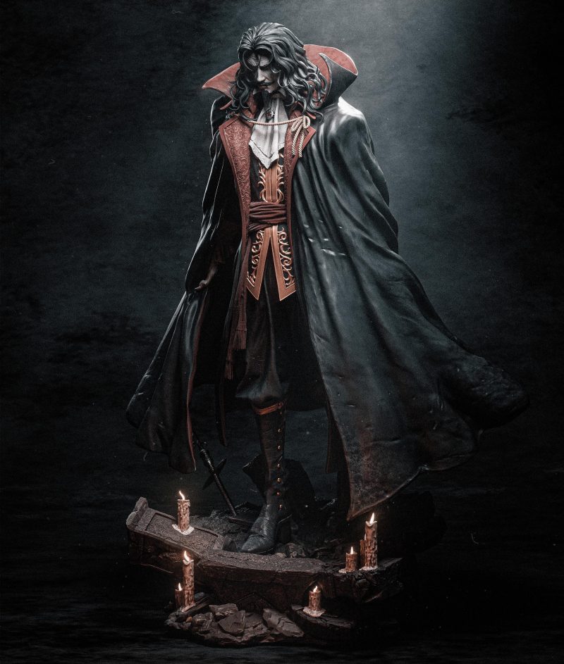 Dracula Castlevania 3D Printing STL File - Digital Miniature Model for Painting & Crafting Download - Image 4