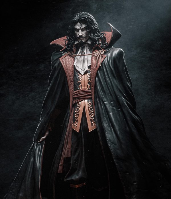 Dracula Castlevania 3D Printing STL File - Digital Miniature Model for Painting & Crafting Download