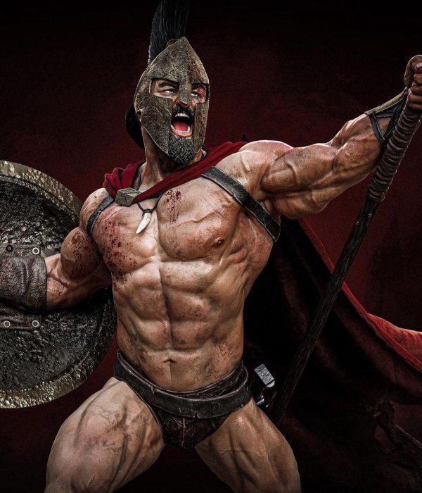Leonidas Espartan STL File for 3D Printing | Digital Download Miniature Model for Painting & Crafting