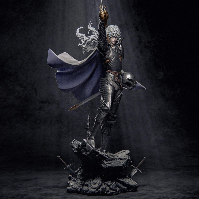 Griffith from BERSERK STL File Digital Download for 3D Printing | BERSERK Miniature | Model for Painting | Instant Download - Image 3