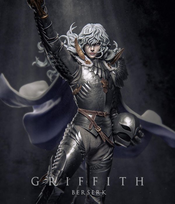 Griffith from BERSERK STL File Digital Download for 3D Printing | BERSERK Miniature | Model for Painting | Instant Download
