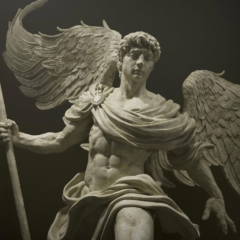 Archangel Michael STL File for 3D Printing | Digital Download Miniature Model for Painting & Display | Instant Download Printable Figurine