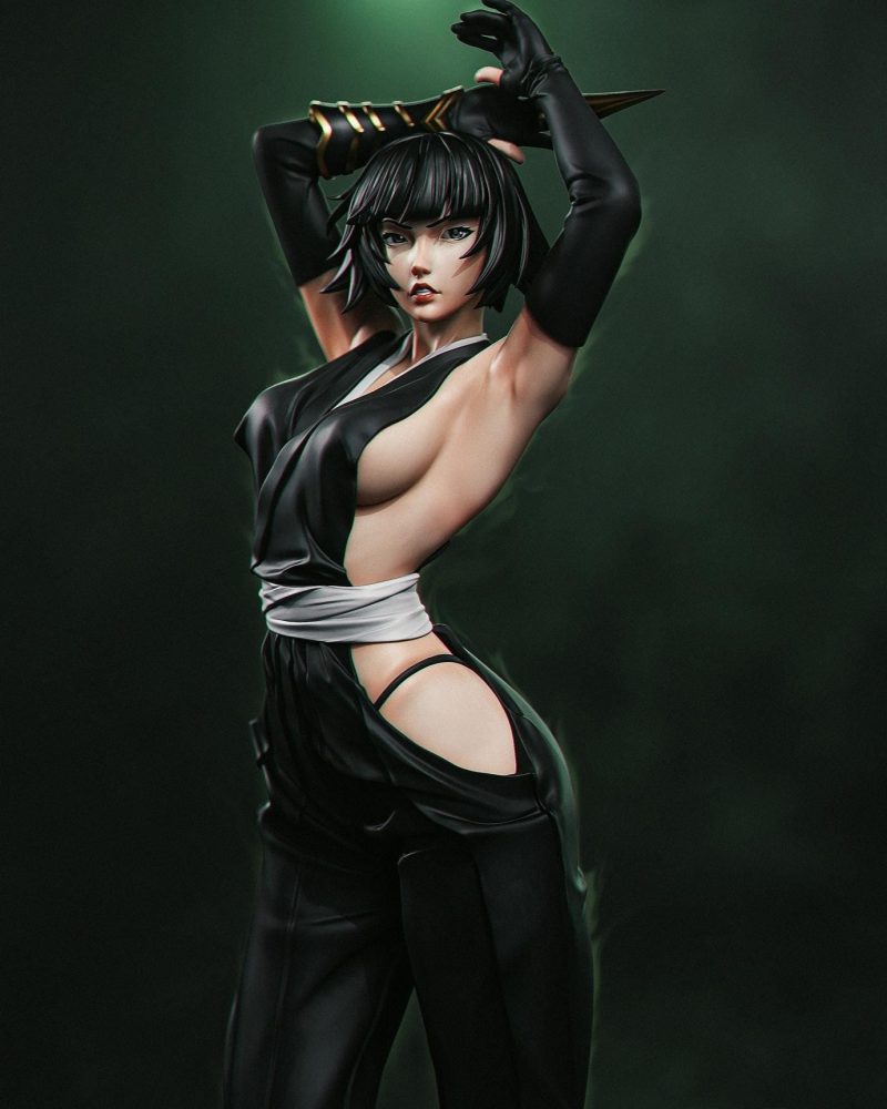 Soi Fon Bleach STL File for 3D Printing Digital Download | Miniature Model for Painting | NSFW Character Design