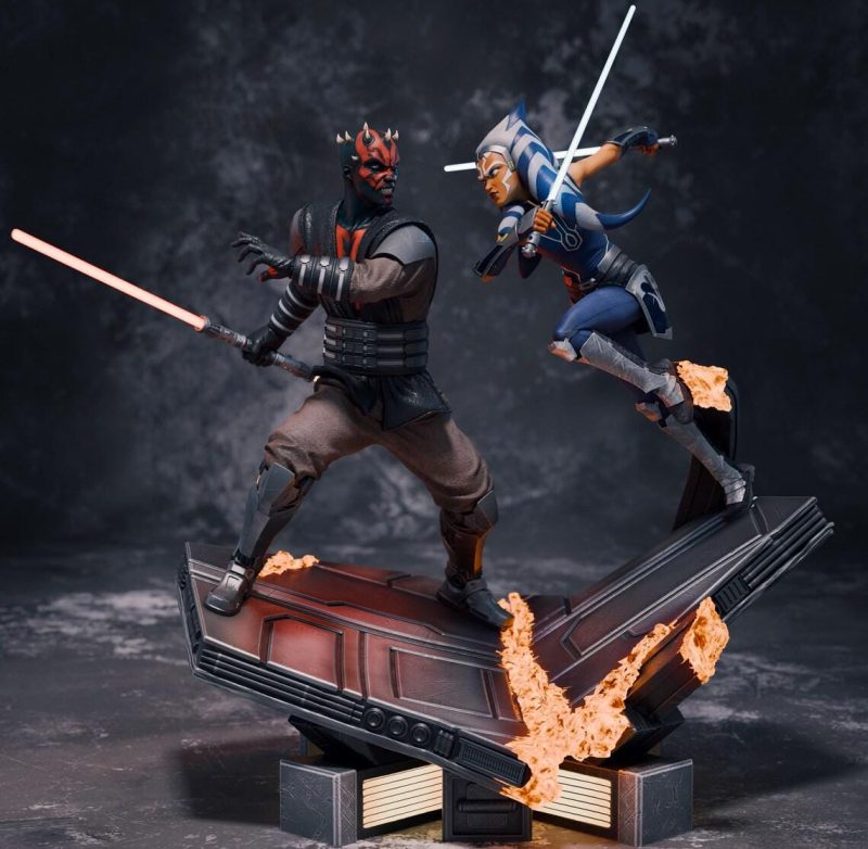 Ahsoka Tano vs Darth Maul STL File Digital Download for 3D Printing | Ahsoka Tano vs Darth Maul | Model for Painting | Instant Download - Image 3