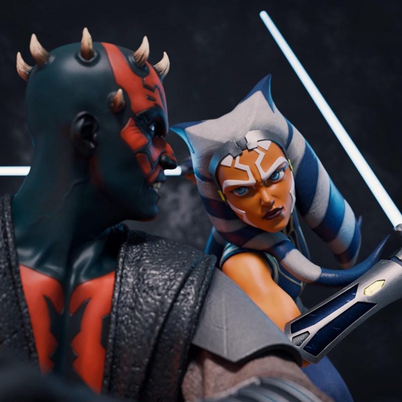 Ahsoka Tano vs Darth Maul STL File Digital Download for 3D Printing | Ahsoka Tano vs Darth Maul | Model for Painting | Instant Download - Image 7