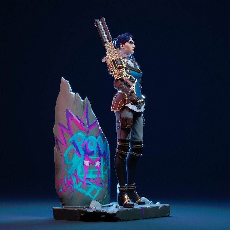 Caitlyn LoL STL File for 3D Printing | Digital Download Miniature Model for Painting & Crafting - Image 5