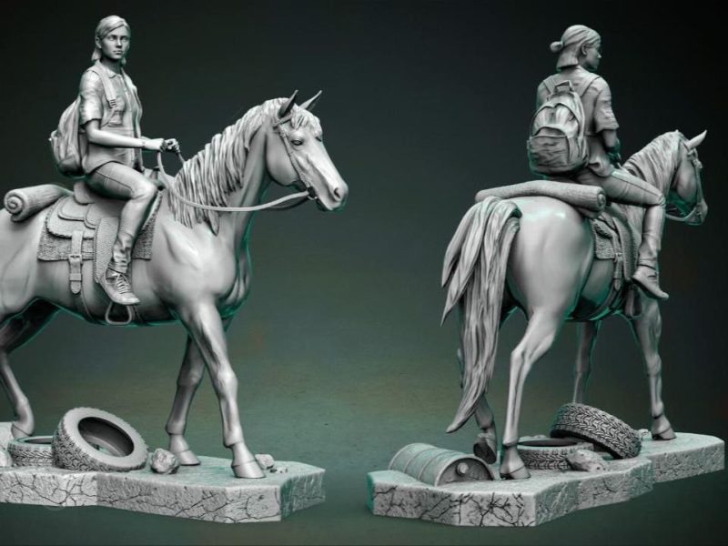 Ellie The Last of Us Part II 3D Print STL File | Digital Download Miniature Model for Painting & Crafting - Image 4