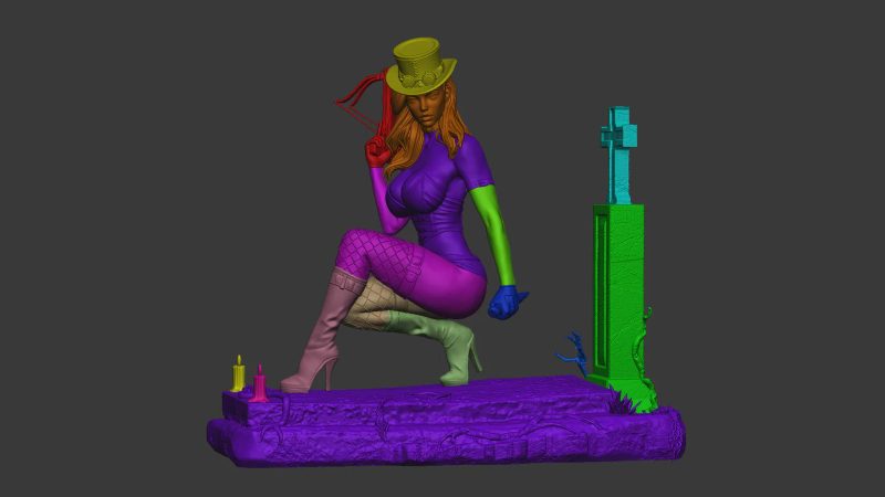 Liesel Van Helsing 3D Printable Miniature STL File – SFW | NSFW Digital Download for Painting & Crafting Models - Image 10