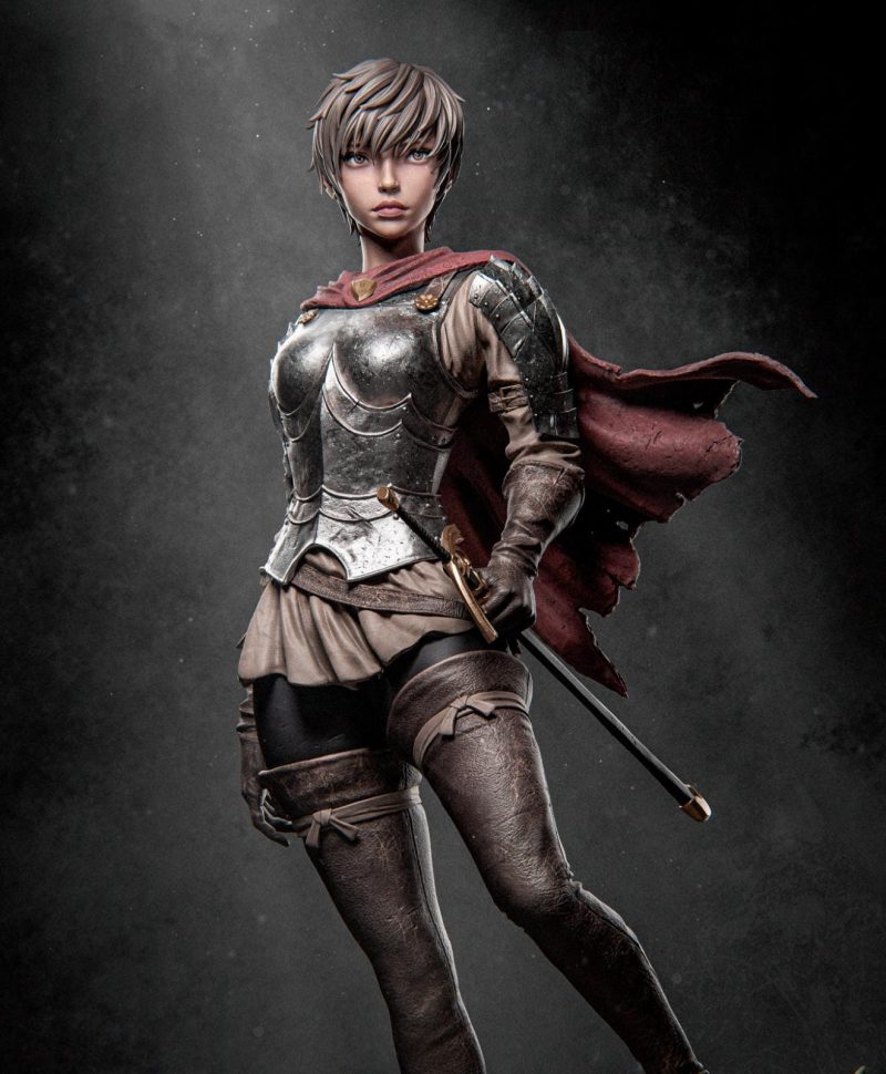 Casca from BERSERK STL File Digital Download for 3D Printing | BERSERK Miniature | Model for Painting | Instant Download - Image 2