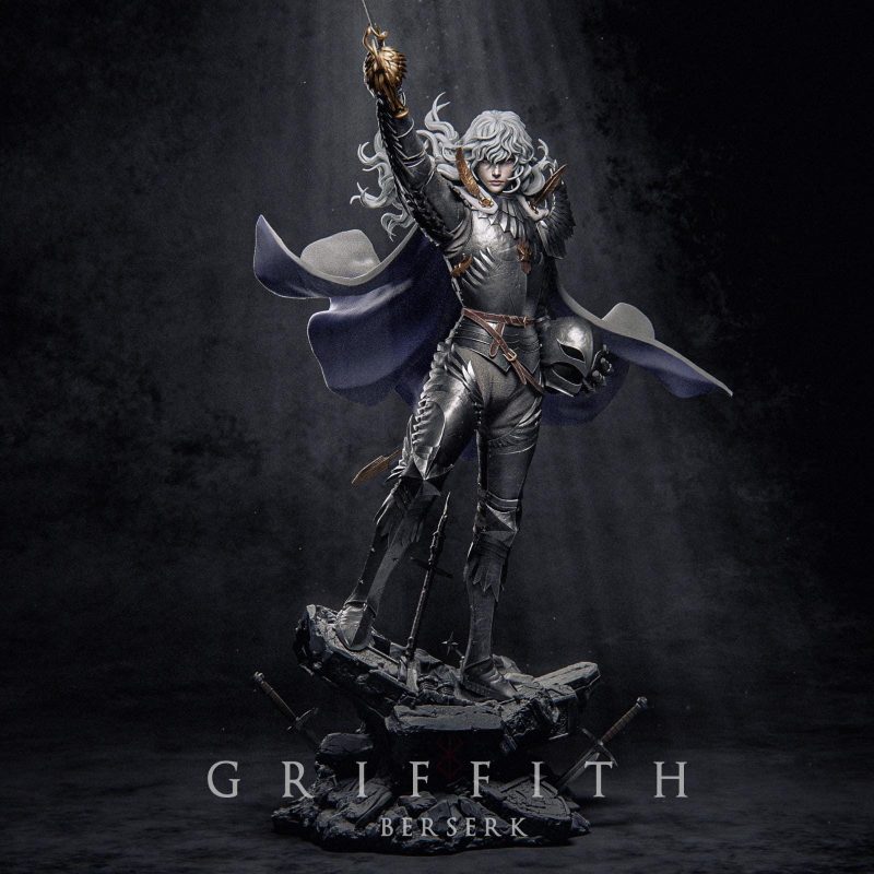 Griffith from BERSERK STL File Digital Download for 3D Printing | BERSERK Miniature | Model for Painting | Instant Download - Image 2