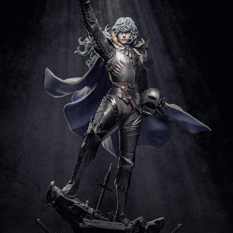 Griffith from BERSERK STL File Digital Download for 3D Printing | BERSERK Miniature | Model for Painting | Instant Download - Image 5