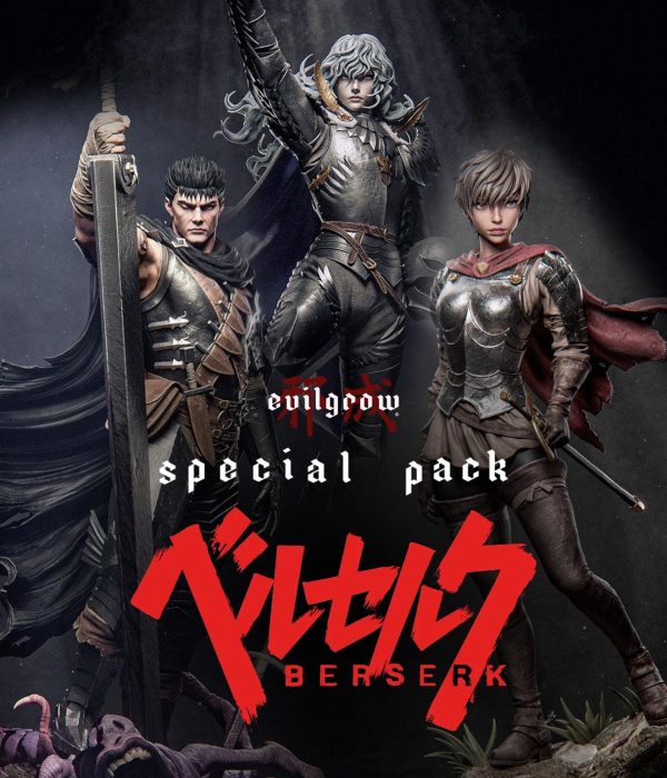 Berserk Bundle STL File Pack for 3D Printing | Digital Download Guts, Casca & Griffith STL Pack Model