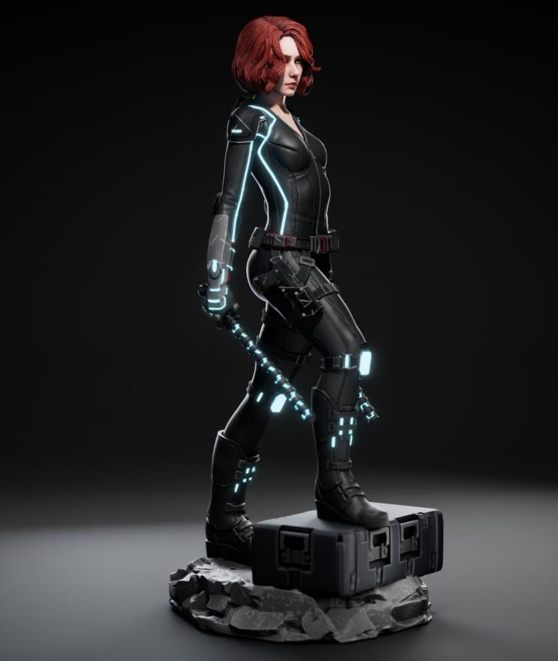 Black Widow STL - Image 3